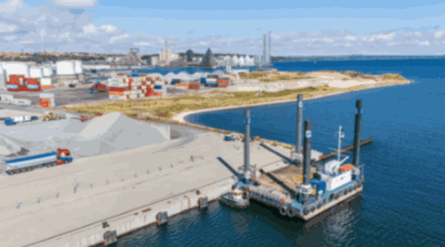 Construction Begins on 430-Metre Quay at Port of Aarhus