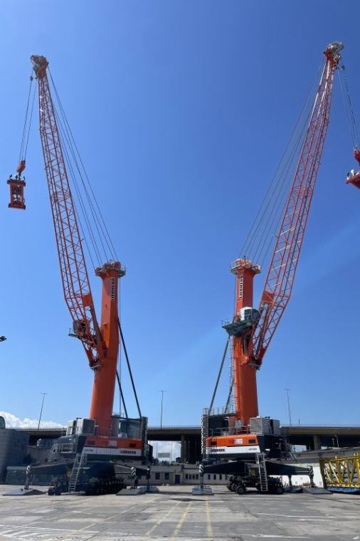 BCT Gdynia boosts container handling capacity with two Liebherr mobile harbour cranes